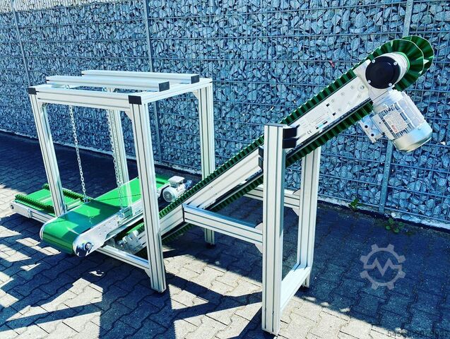 Schuine transportband Magneetseparator die magnetprofis 