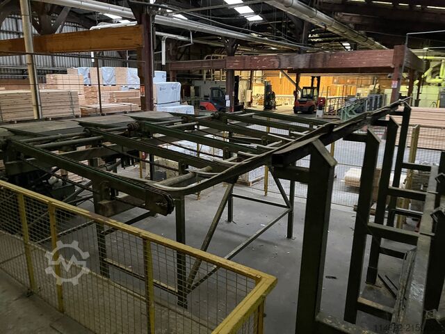 Mechanizace hoblovny se stohovačem JONAB 