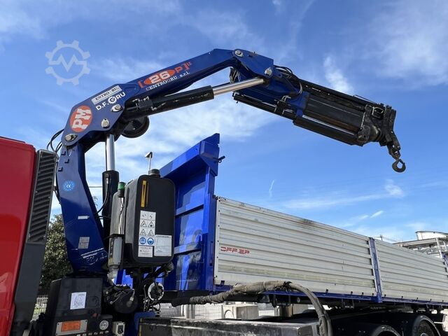 Dreiseitenkipper mit Kran Iveco Stralis 450