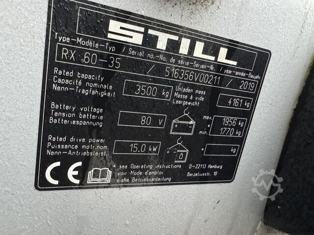 Elektrischer Triplex Gabelstapler Still RX60-35 Baujahr 2019 STILL RX60-35