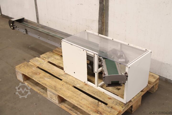 Transportband 4,2 m/min afgewinkeld unbekannt 1355/340 x 80 mm abgewinkelt