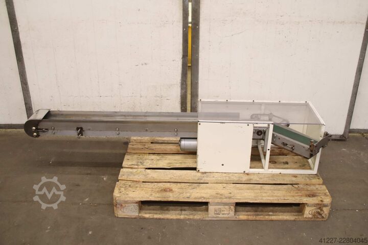 Transportband 4,2 m/min afgewinkeld unbekannt 1355/340 x 80 mm abgewinkelt
