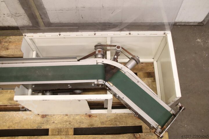 Transportband 4,2 m/min afgewinkeld unbekannt 1355/340 x 80 mm abgewinkelt
