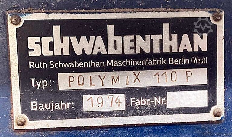 Walzwerk Schwabenthan Polymix 110 P