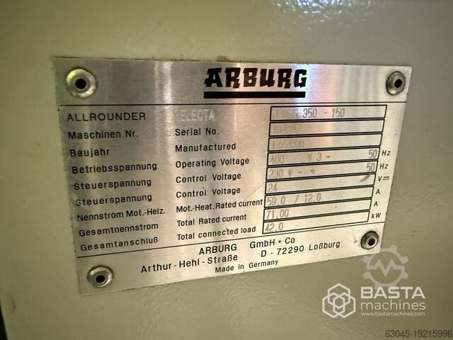 Arburg 320S 500-150 (2002) Arburg 320S 350-150