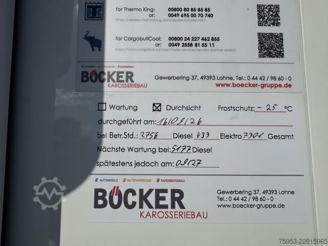 Semi-remorque frigorifique Schmitz Cargobull SKO 24 Bi- Multitemp Doppelstock Carrier HE19mt