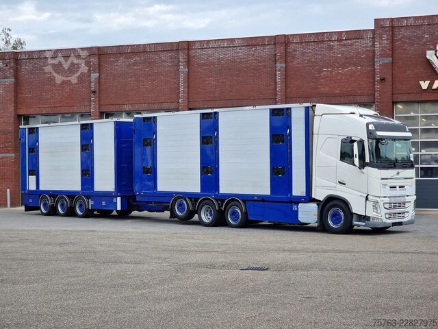 Μεταφορά βοοειδών Volvo FH 13.500 Globetrotter 8x2*6 - 3 deck livestock...