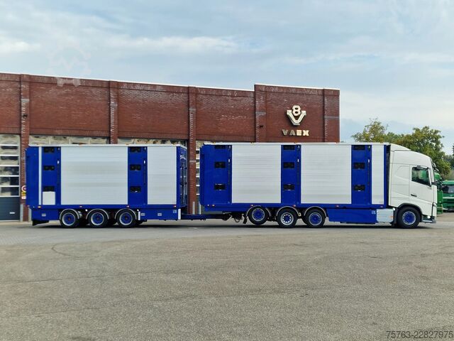 Μεταφορά βοοειδών Volvo FH 13.500 Globetrotter 8x2*6 - 3 deck livestock...