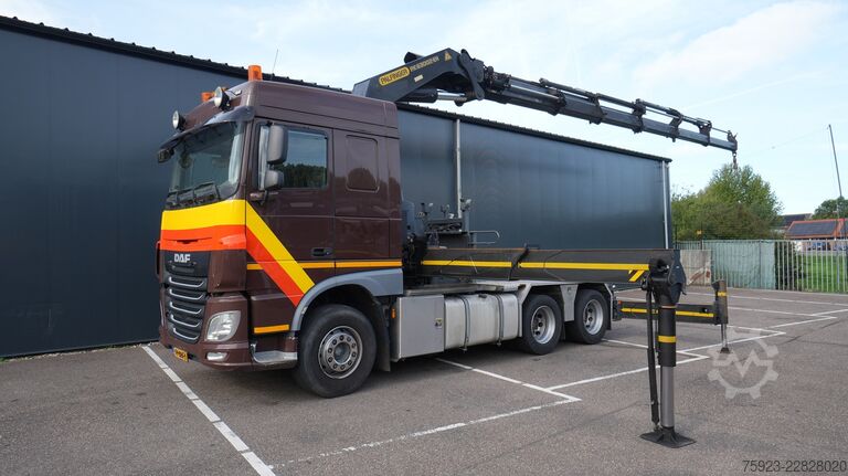 DAF XF 460 6x2 tegljač sa Palfinger PK 63002 EH kranom DAF XF 460 6x2 tracto runit with Palfinger PK 63002...