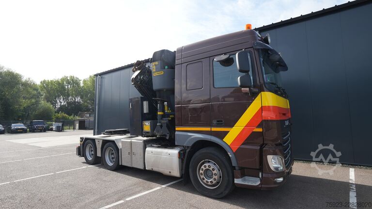 DAF XF 460 6x2 tegljač sa Palfinger PK 63002 EH kranom DAF XF 460 6x2 tracto runit with Palfinger PK 63002...