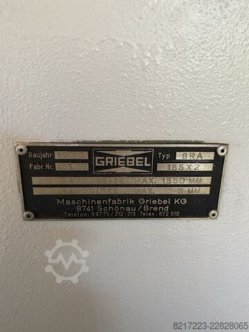 Plaatrichtmachine GRIEBEL BRA