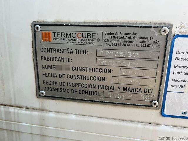 Hűtős teherautó MAN TGL 12.220 Kühlkoffer Carrier EasyCold mit LBW