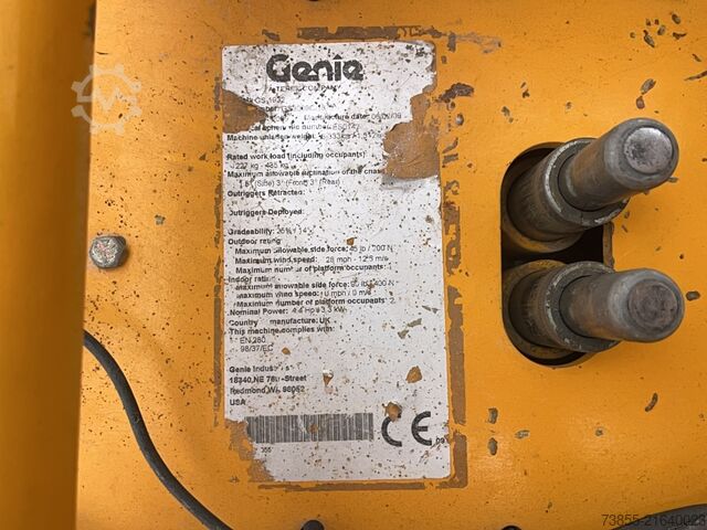 Makazasti podizni sto Genie Gs 1932 (8m)