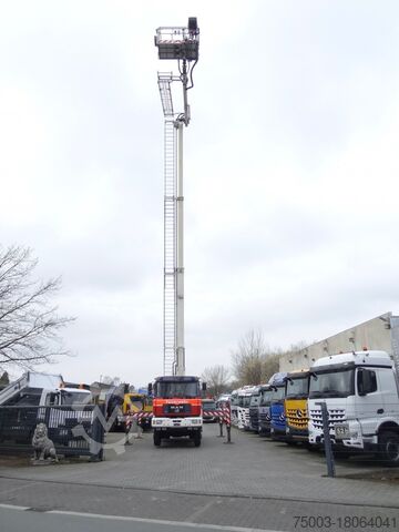 Hoogwerker vrachtwagen MAN FE 410 6X6 Feuerwehr Vema Lift 32 Meter