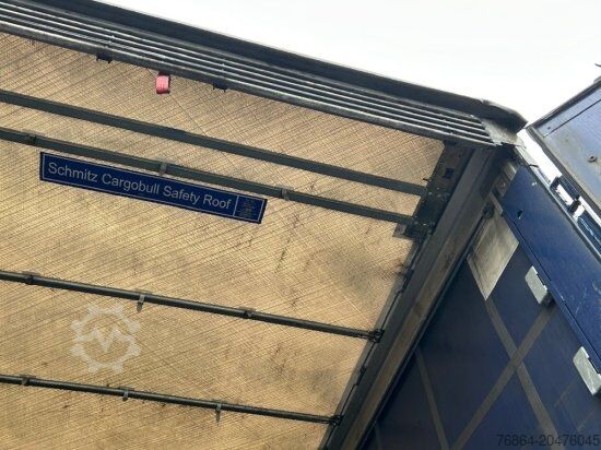 Auflieger mit Pritsche & Plane SCHMITZ SCS 24L, VARIOS, EDSCHA-VERDECK