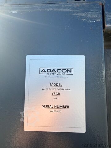 Container ufficio / Container abitativo / Container da cantiere Adacon W700-070