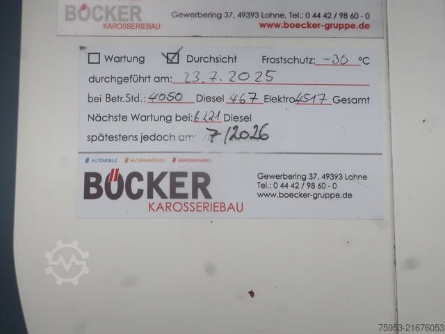 Kühlauflieger Schmitz Cargobull SKO 24 Doppelstock 2.700mm Vector HE19 2x PK