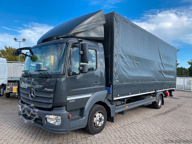 Camion bâché MERCEDES-BENZ Atego 818 BL/ 6.9m Pritsche/ Autom/ AC/ Standhzg