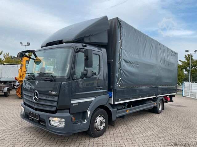 Camion bâché MERCEDES-BENZ Atego 818 BL/ 6.9m Pritsche/ Autom/ AC/ Standhzg