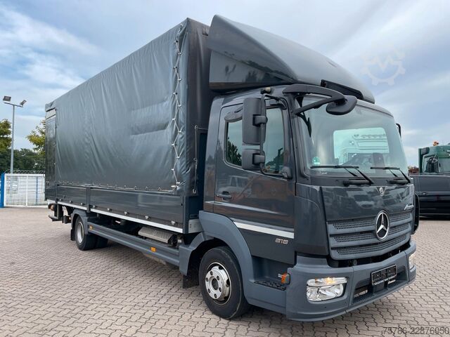 Camion bâché MERCEDES-BENZ Atego 818 BL/ 6.9m Pritsche/ Autom/ AC/ Standhzg