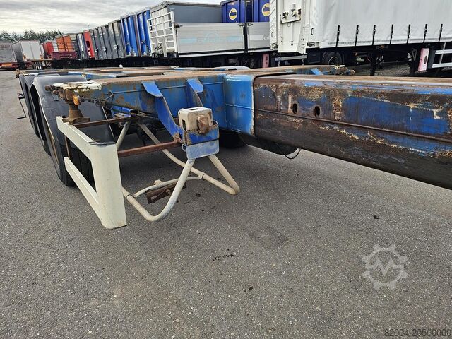 Container transport D-TEC | multi chassis all connections. | saf drum | dut...