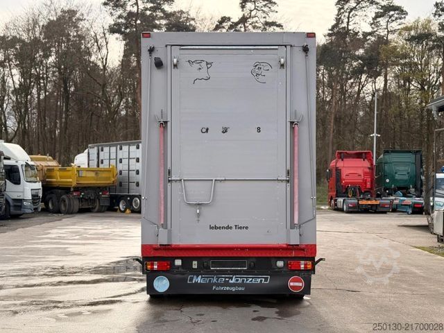 Remolque de transporte de caballos MENKE-JANZEN 3.Stock mit Aggregat Tränke Durchladetüren