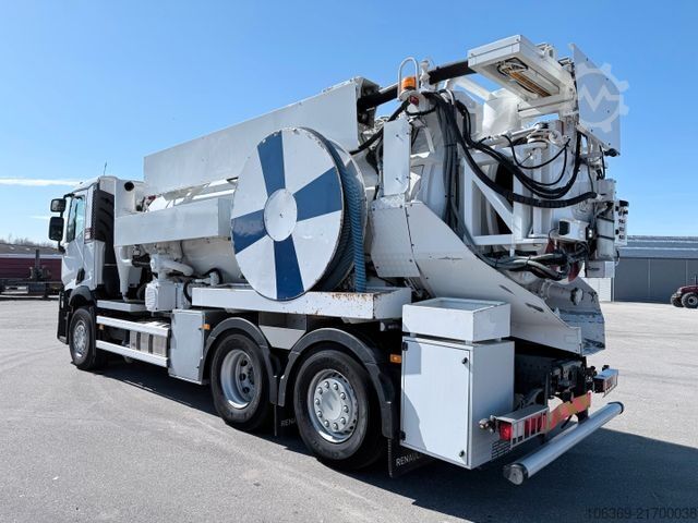 Vakuumtanktankvogn RENAULT T430 DTI 6x2 Hvidtved Larsen SLP 10.5 ADR
