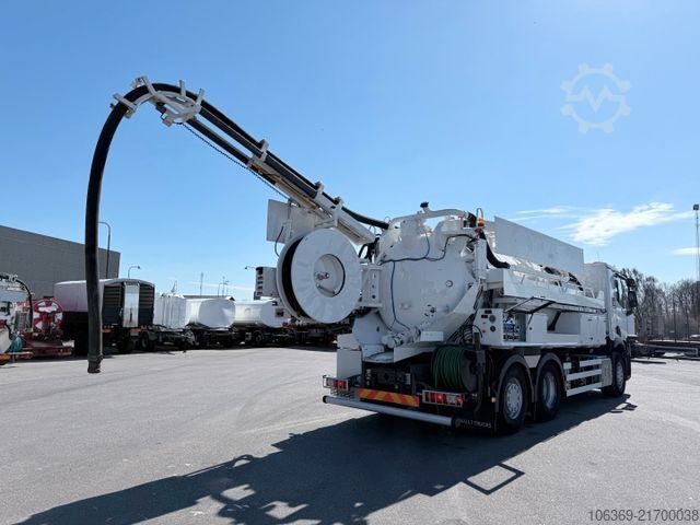 Vakuumtanktankvogn RENAULT T430 DTI 6x2 Hvidtved Larsen SLP 10.5 ADR