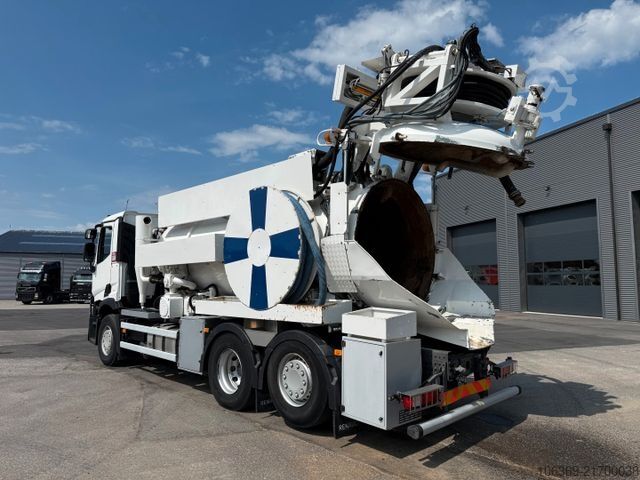 Saugwagen RENAULT T430 DTI 6x2 Hvidtved Larsen SLP 10.5 ADR