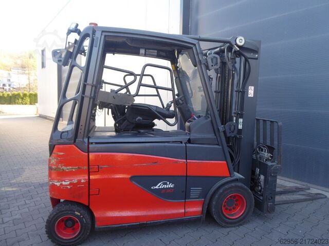 Ηλεκτρικό περονοφόρο τετράτροχο Linde E30HL-01/600