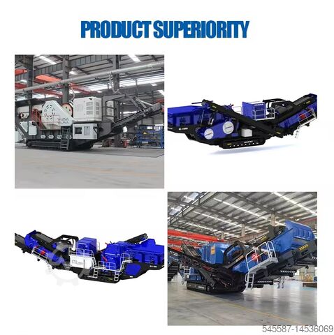 Crushing equipment Tracked mounted mobile crushing station Crawler mobile stone crusher