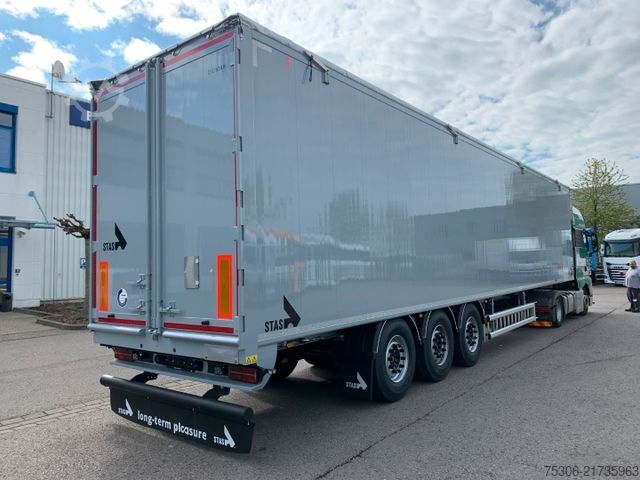 Semirimorchio con pianale mobile STAS bioSTAR 90,6 cbm