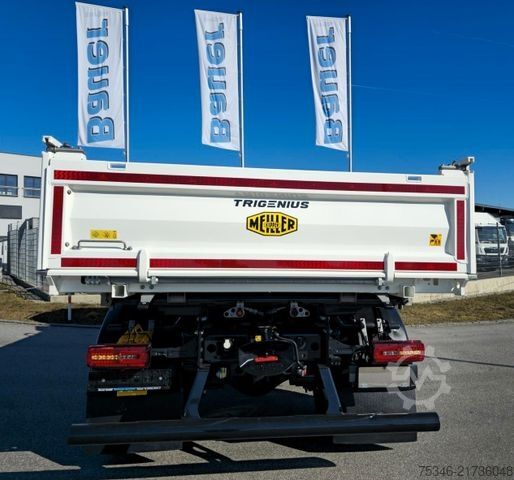 Autocamion basculant tridirecțional MAN TGM 18.320 / 4x2 / Meiller / Kipper /Klima/Neu