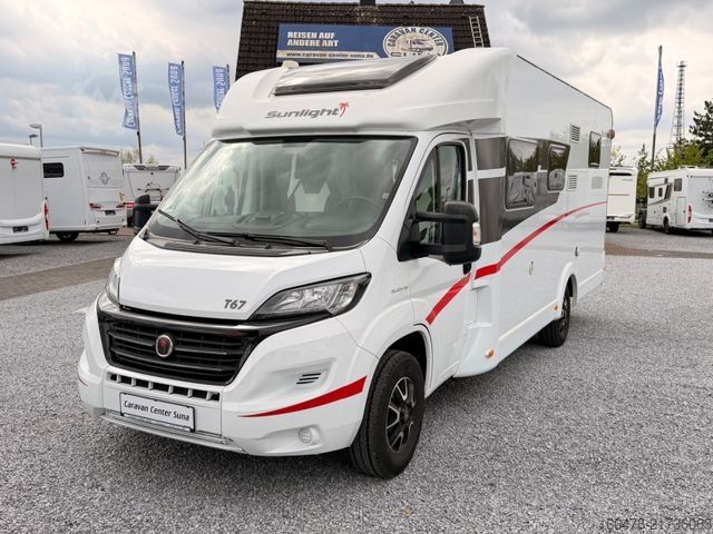 Autorulotă semi-integrată SUNLIGHT T 67 *Einzelbetten-Automatik-Solar*