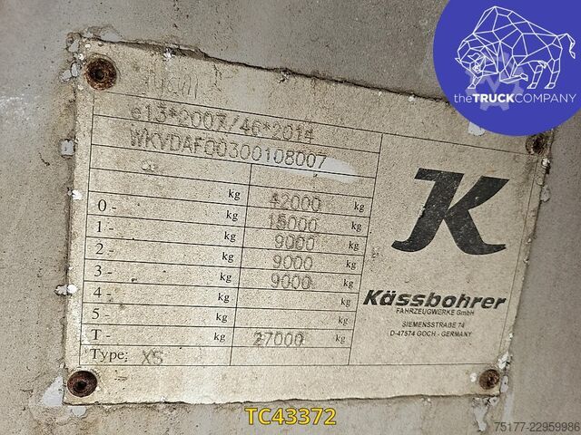 Trailer πλατφόρμας Kässbohrer 