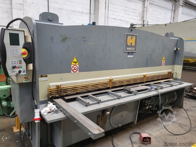HACO 3000 x 6 hidraulikus lemezolló HACO HSLX 3006