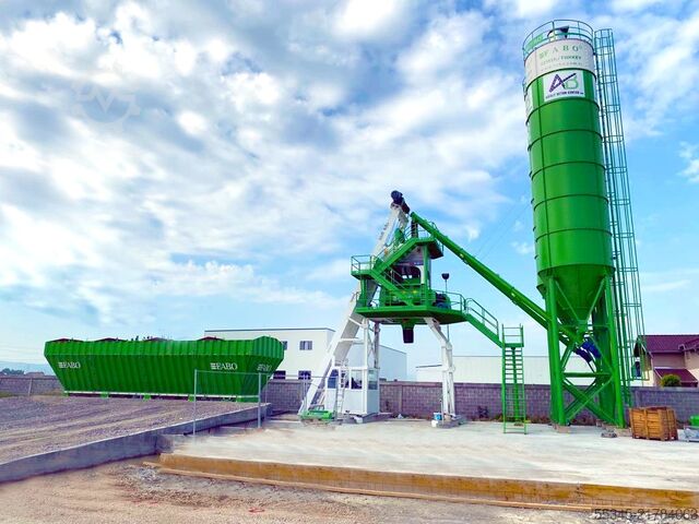 Wytwórnia betonu / betonownia FABO Concrete Batching Plant 110 m3 Compact Concrete Batching Plant