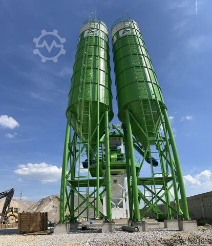Wytwórnia betonu / betonownia FABO Concrete Batching Plant 110 m3 Compact Concrete Batching Plant