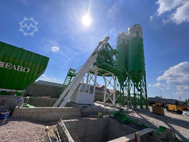 Wytwórnia betonu / betonownia FABO Concrete Batching Plant 110 m3 Compact Concrete Batching Plant