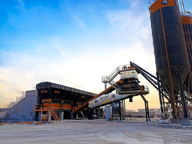 Wytwórnia betonu / betonownia FABO Concrete Batching Plant 180 m3 Compact Concrete Batching Plant
