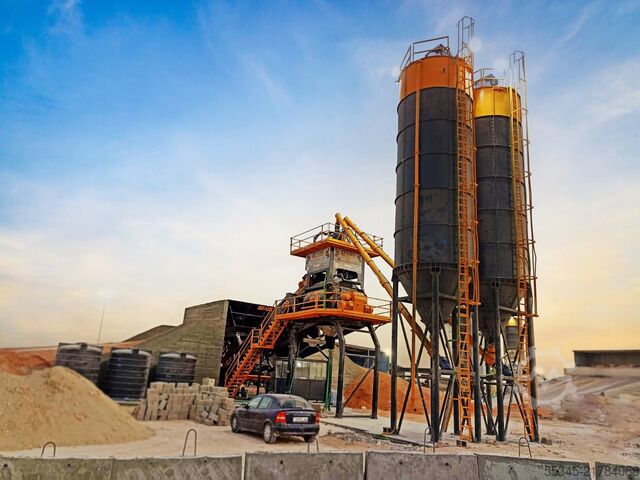 Wytwórnia betonu / betonownia FABO Concrete Batching Plant 180 m3 Compact Concrete Batching Plant