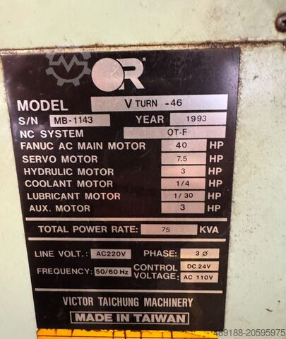 Cnc torna tezgahı Victor V Turn 26