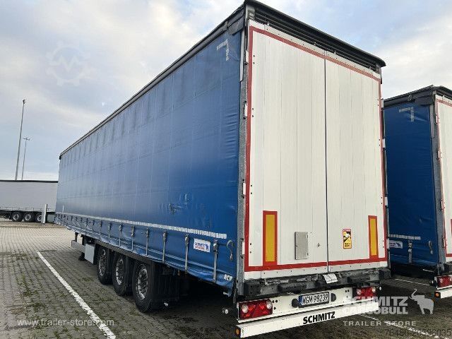 Öppen semitrailer med kapell Schmitz Cargobull Schiebeplane Mega