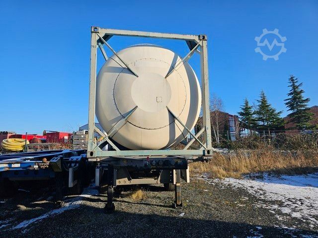 Naczepa cysternowa VAN HOOL Tankchassis + Tankcontainer,363.054 Km