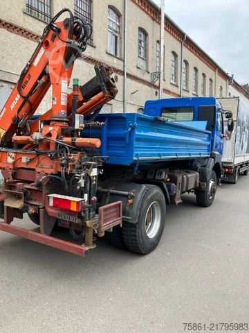 Ανατρεπόμενο φορτηγό RENAULT Renault  260 4x4 Kipper Kran