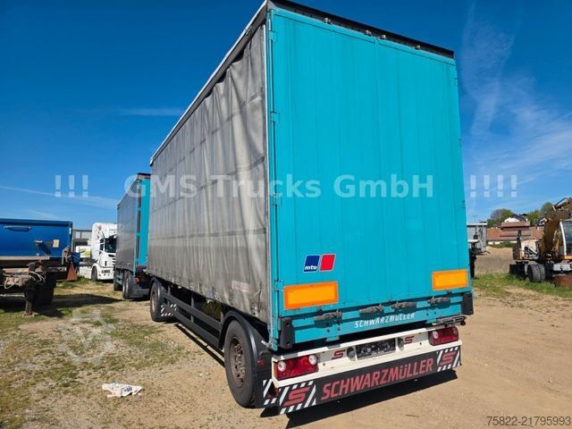Open trailer with tarp SCHWARZMÜLLER Plane / load 13,5ton / Edtscha / TÜV