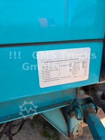 Open trailer with tarp SCHWARZMÜLLER Plane / load 13,5ton / Edtscha / TÜV