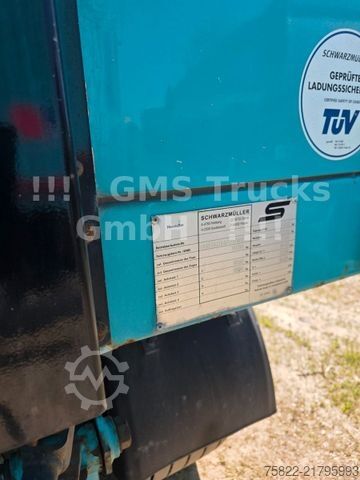 Open trailer with tarp SCHWARZMÜLLER Plane / load 13,5ton / Edtscha / TÜV
