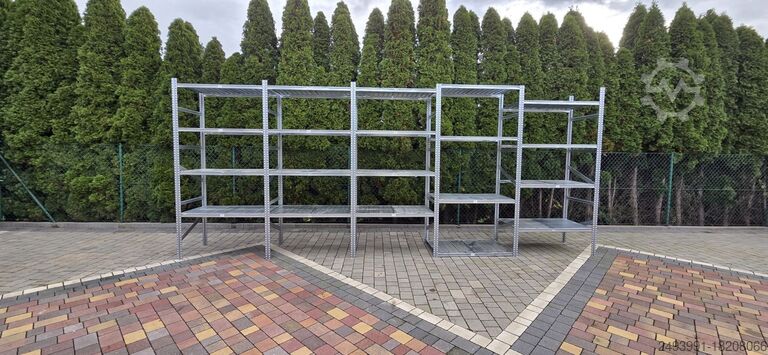 Hyldeopbevaringsstativ / verzinkt Metalsistem Super 1-2-3