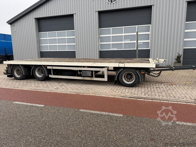 Plattformanhänger GS Meppel AV-2800 N, 7.00 Mtr, 20 Ft Twist-locks, Portaal